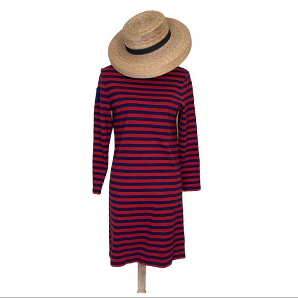 Vineyard Vines Striped Nautical Midi T-shirt Dress